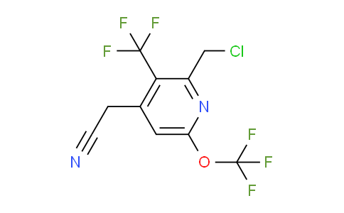 AM224714 | 1805149-74-9 | 2-(Chloromethyl)-6-(trifluoromethoxy)-3-(trifluoromethyl)pyridine-4-acetonitrile