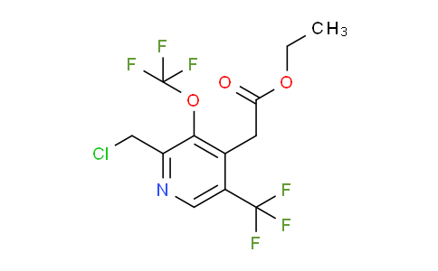 AM224717 | 1805312-60-0 | Ethyl 2-(chloromethyl)-3-(trifluoromethoxy)-5-(trifluoromethyl)pyridine-4-acetate