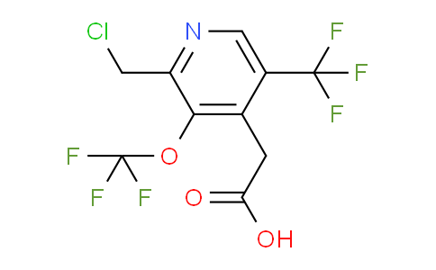 2-(Chloromethyl)-3-(trifluoromethoxy)-5-(trifluoromethyl)pyridine-4-acetic acid