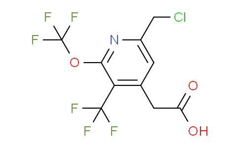 6-(Chloromethyl)-2-(trifluoromethoxy)-3-(trifluoromethyl)pyridine-4-acetic acid