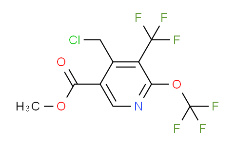 AM224722 | 1804906-16-8 | Methyl 4-(chloromethyl)-2-(trifluoromethoxy)-3-(trifluoromethyl)pyridine-5-carboxylate