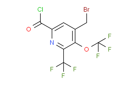 AM224732 | 1806784-79-1 | 4-(Bromomethyl)-3-(trifluoromethoxy)-2-(trifluoromethyl)pyridine-6-carbonyl chloride