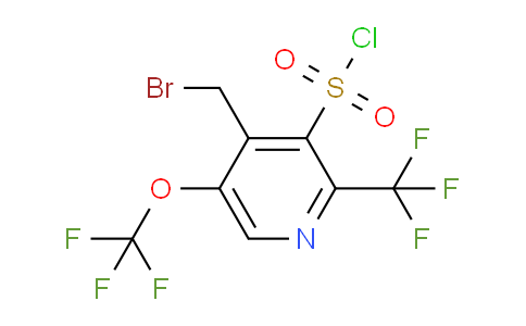 AM224734 | 1805183-73-6 | 4-(Bromomethyl)-5-(trifluoromethoxy)-2-(trifluoromethyl)pyridine-3-sulfonyl chloride