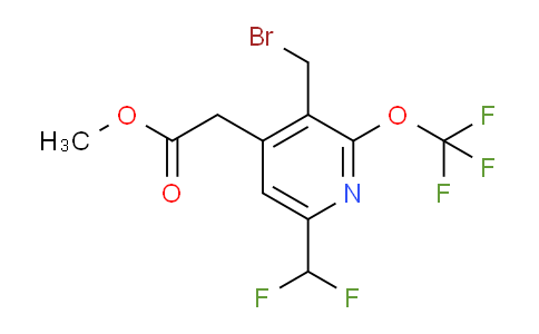 AM224741 | 1804369-59-2 | Methyl 3-(bromomethyl)-6-(difluoromethyl)-2-(trifluoromethoxy)pyridine-4-acetate