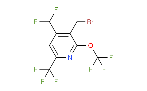 3-(Bromomethyl)-4-(difluoromethyl)-2-(trifluoromethoxy)-6-(trifluoromethyl)pyridine