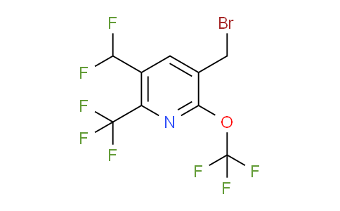 3-(Bromomethyl)-5-(difluoromethyl)-2-(trifluoromethoxy)-6-(trifluoromethyl)pyridine