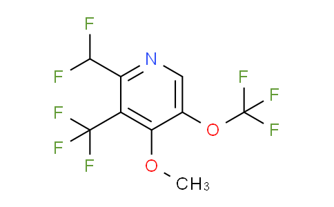 2-(Difluoromethyl)-4-methoxy-5-(trifluoromethoxy)-3-(trifluoromethyl)pyridine