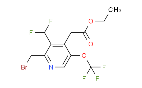 AM224780 | 1805174-41-7 | Ethyl 2-(bromomethyl)-3-(difluoromethyl)-5-(trifluoromethoxy)pyridine-4-acetate