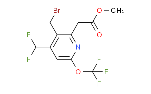 AM224786 | 1806780-47-1 | Methyl 3-(bromomethyl)-4-(difluoromethyl)-6-(trifluoromethoxy)pyridine-2-acetate