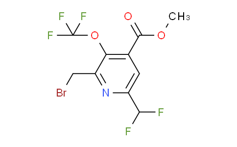 AM224798 | 1805305-82-1 | Methyl 2-(bromomethyl)-6-(difluoromethyl)-3-(trifluoromethoxy)pyridine-4-carboxylate