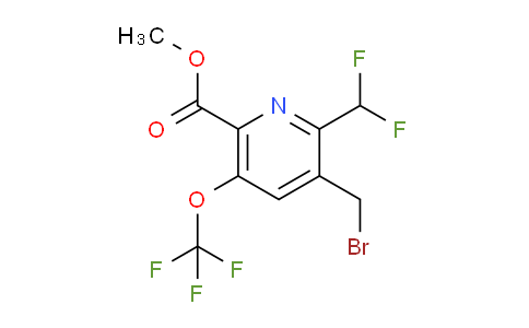 Methyl 3-(bromomethyl)-2-(difluoromethyl)-5-(trifluoromethoxy)pyridine-6-carboxylate
