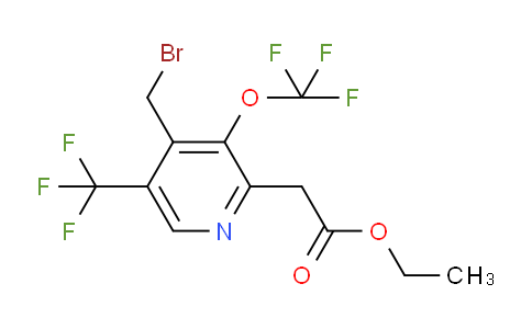 AM224805 | 1805234-01-8 | Ethyl 4-(bromomethyl)-3-(trifluoromethoxy)-5-(trifluoromethyl)pyridine-2-acetate