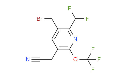 AM224811 | 1806787-56-3 | 3-(Bromomethyl)-2-(difluoromethyl)-6-(trifluoromethoxy)pyridine-5-acetonitrile