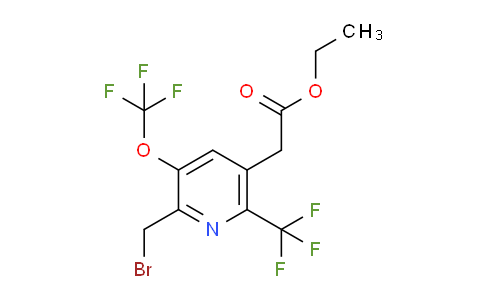 AM224815 | 1805233-74-2 | Ethyl 2-(bromomethyl)-3-(trifluoromethoxy)-6-(trifluoromethyl)pyridine-5-acetate