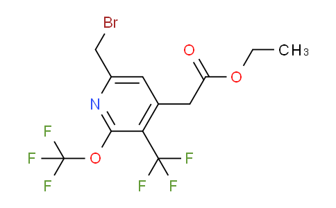 AM224816 | 1806170-30-8 | Ethyl 6-(bromomethyl)-2-(trifluoromethoxy)-3-(trifluoromethyl)pyridine-4-acetate