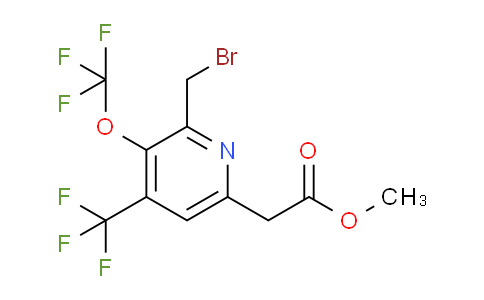 AM224820 | 1804673-44-6 | Methyl 2-(bromomethyl)-3-(trifluoromethoxy)-4-(trifluoromethyl)pyridine-6-acetate