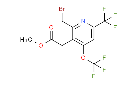 AM224821 | 1806777-71-8 | Methyl 2-(bromomethyl)-4-(trifluoromethoxy)-6-(trifluoromethyl)pyridine-3-acetate