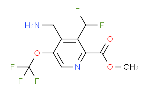 AM224826 | 1805294-85-2 | Methyl 4-(aminomethyl)-3-(difluoromethyl)-5-(trifluoromethoxy)pyridine-2-carboxylate