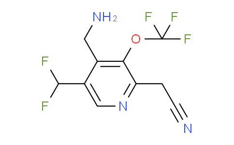 AM224834 | 1803994-84-4 | 4-(Aminomethyl)-5-(difluoromethyl)-3-(trifluoromethoxy)pyridine-2-acetonitrile