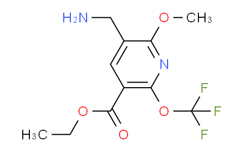 AM224844 | 1804766-70-8 | Ethyl 3-(aminomethyl)-2-methoxy-6-(trifluoromethoxy)pyridine-5-carboxylate