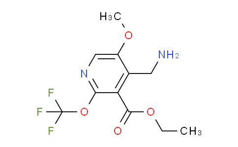 AM224846 | 1805019-77-5 | Ethyl 4-(aminomethyl)-5-methoxy-2-(trifluoromethoxy)pyridine-3-carboxylate
