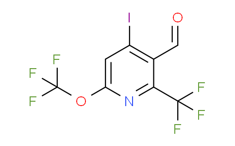 AM224852 | 1805075-59-5 | 4-Iodo-6-(trifluoromethoxy)-2-(trifluoromethyl)pyridine-3-carboxaldehyde