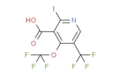 AM224854 | 1805075-54-0 | 2-Iodo-4-(trifluoromethoxy)-5-(trifluoromethyl)pyridine-3-carboxylic acid