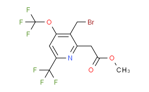 AM224863 | 1806170-21-7 | Methyl 3-(bromomethyl)-4-(trifluoromethoxy)-6-(trifluoromethyl)pyridine-2-acetate