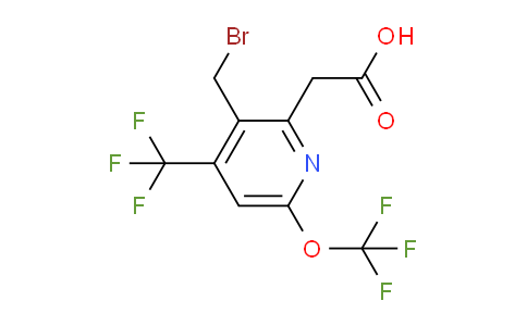 AM224865 | 1804441-73-3 | 3-(Bromomethyl)-6-(trifluoromethoxy)-4-(trifluoromethyl)pyridine-2-acetic acid