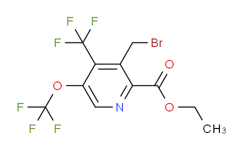 AM224867 | 1805292-14-1 | Ethyl 3-(bromomethyl)-5-(trifluoromethoxy)-4-(trifluoromethyl)pyridine-2-carboxylate