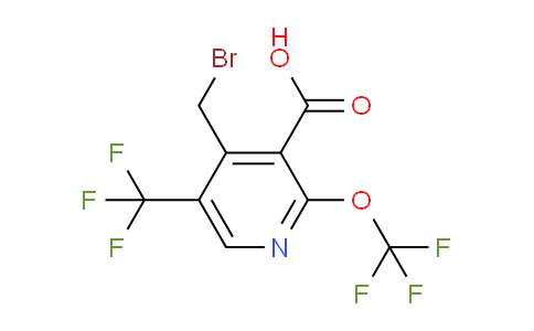 AM224868 | 1805290-64-5 | 4-(Bromomethyl)-2-(trifluoromethoxy)-5-(trifluoromethyl)pyridine-3-carboxylic acid