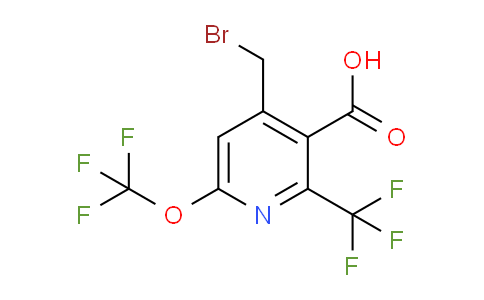 AM224869 | 1804864-51-4 | 4-(Bromomethyl)-6-(trifluoromethoxy)-2-(trifluoromethyl)pyridine-3-carboxylic acid