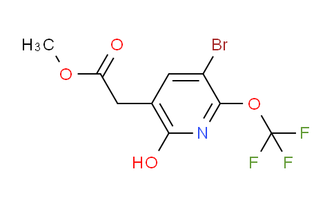 AM22487 | 1806231-65-1 | Methyl 3-bromo-6-hydroxy-2-(trifluoromethoxy)pyridine-5-acetate