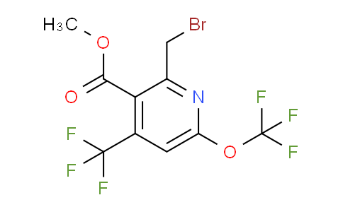 AM224870 | 1804690-45-6 | Methyl 2-(bromomethyl)-6-(trifluoromethoxy)-4-(trifluoromethyl)pyridine-3-carboxylate