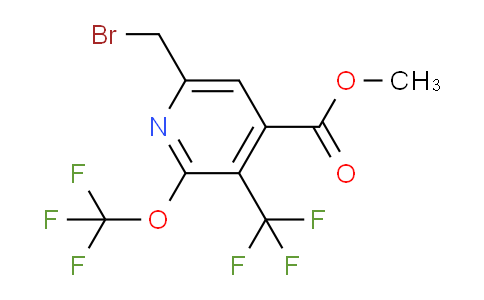 AM224871 | 1805015-71-7 | Methyl 6-(bromomethyl)-2-(trifluoromethoxy)-3-(trifluoromethyl)pyridine-4-carboxylate