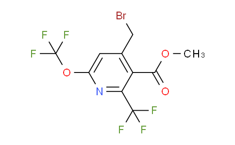 AM224872 | 1805291-47-7 | Methyl 4-(bromomethyl)-6-(trifluoromethoxy)-2-(trifluoromethyl)pyridine-3-carboxylate