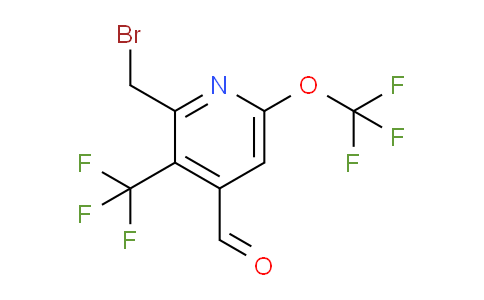 AM224876 | 1804007-53-1 | 2-(Bromomethyl)-6-(trifluoromethoxy)-3-(trifluoromethyl)pyridine-4-carboxaldehyde