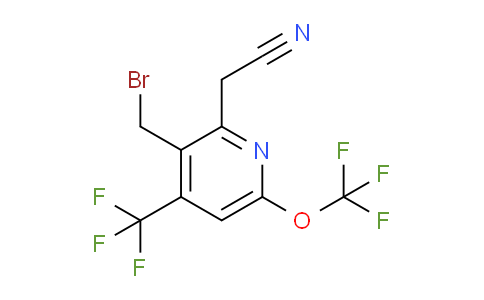 AM224882 | 1805294-89-6 | 3-(Bromomethyl)-6-(trifluoromethoxy)-4-(trifluoromethyl)pyridine-2-acetonitrile