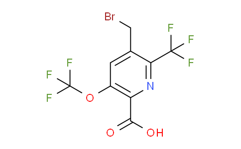AM224886 | 1805290-57-6 | 3-(Bromomethyl)-5-(trifluoromethoxy)-2-(trifluoromethyl)pyridine-6-carboxylic acid