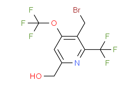 AM224892 | 1804007-25-7 | 3-(Bromomethyl)-4-(trifluoromethoxy)-2-(trifluoromethyl)pyridine-6-methanol