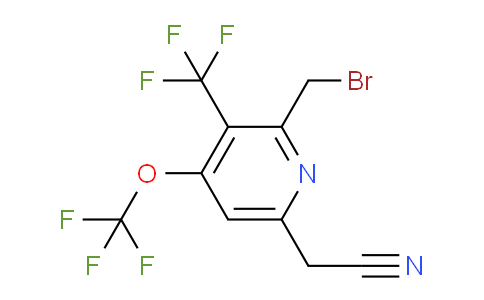 AM224897 | 1804670-86-7 | 2-(Bromomethyl)-4-(trifluoromethoxy)-3-(trifluoromethyl)pyridine-6-acetonitrile