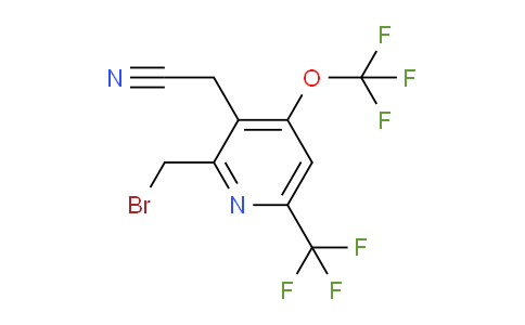 AM224898 | 1805022-98-3 | 2-(Bromomethyl)-4-(trifluoromethoxy)-6-(trifluoromethyl)pyridine-3-acetonitrile