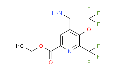 AM224927 | 1805294-73-8 | Ethyl 4-(aminomethyl)-3-(trifluoromethoxy)-2-(trifluoromethyl)pyridine-6-carboxylate