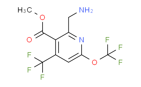 AM224933 | 1805297-20-4 | Methyl 2-(aminomethyl)-6-(trifluoromethoxy)-4-(trifluoromethyl)pyridine-3-carboxylate
