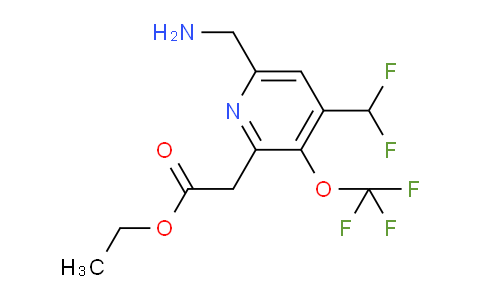 AM224936 | 1805298-32-1 | Ethyl 6-(aminomethyl)-4-(difluoromethyl)-3-(trifluoromethoxy)pyridine-2-acetate