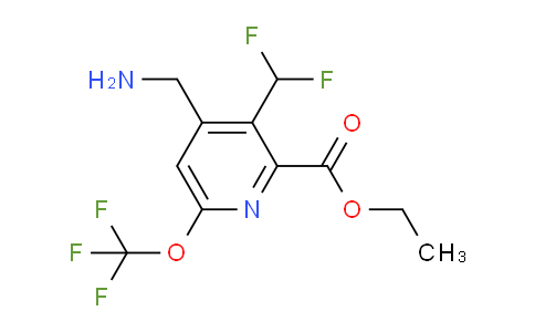 AM224943 | 1805171-37-2 | Ethyl 4-(aminomethyl)-3-(difluoromethyl)-6-(trifluoromethoxy)pyridine-2-carboxylate