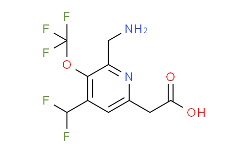 AM224945 | 1805296-80-3 | 2-(Aminomethyl)-4-(difluoromethyl)-3-(trifluoromethoxy)pyridine-6-acetic acid