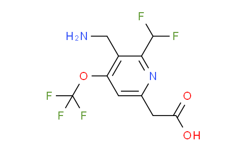 AM224946 | 1804436-39-2 | 3-(Aminomethyl)-2-(difluoromethyl)-4-(trifluoromethoxy)pyridine-6-acetic acid