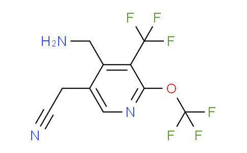 AM224948 | 1805225-82-4 | 4-(Aminomethyl)-2-(trifluoromethoxy)-3-(trifluoromethyl)pyridine-5-acetonitrile