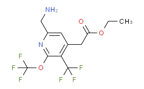 AM224961 | 1803994-24-2 | Ethyl 6-(aminomethyl)-2-(trifluoromethoxy)-3-(trifluoromethyl)pyridine-4-acetate